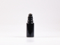 Preview: Glasflasche-mit-Roll-On-Montur-Glas-Stahl